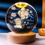 گوی شب خواب گوی کریستالی خرس بادکنک سایز6