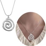 گردنبند اسپیرال زنجیر استیل کد239