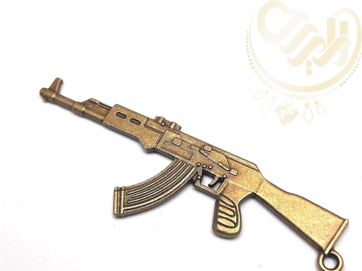 خرجکاراسلحه کلانشینکف Kalashnikov rifle plate خرجکار سایز بزرگ خرجکار برنزی