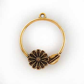 حلقه گل طلایی-کد99