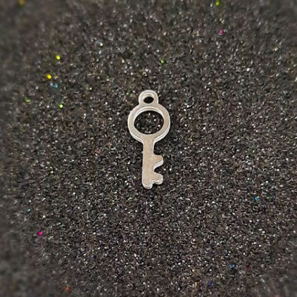 آویز استیل کلید نقره ای کد189