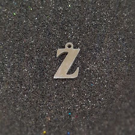 حروف استیل نقره ای لاتین Z
