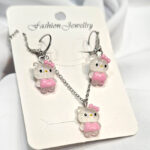 نیم ست دخترانه کیتی فانتزی استیل