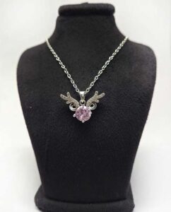 گردنبند دخترانه شاخ گوزنی سوارسکی کد234