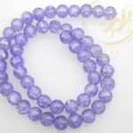 مروارید گلس یاسی50مهره کد1