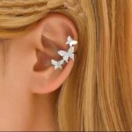 گوشواره استیل ایرکاف پروانه کد10