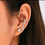 گوشواره میخی استیل طرح ایرکاف کد20