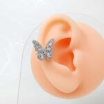 گوشواره استیل ایرکاف پروانه کد18