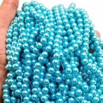 مروارید آبی لاکی سایز8 کد32