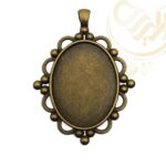قاب برنزی بیضی کد513