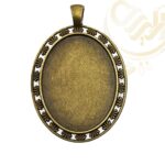 قاب گردنبندی 3*4 برنزی کد520