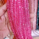 کریستال صورتی سایز8 کد36