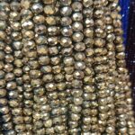 کریستال طلایی بژ سایز8 کد48