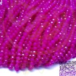 کریستال سرخ آبی مات سایز8 کد19