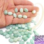 سنگ بیضی آبی کد25