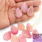 سنگ اشکی کوارتز صورتی کد24