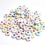 مهره پلاستیکی قلب بسته 10گرمی کد5