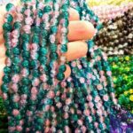 گلس یاسی سبز  100مهره کد31