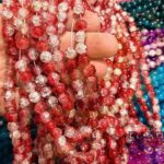 گلس قرمز 100مهره کد24