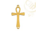 خرجکار صلیب استیل طلایی کد38