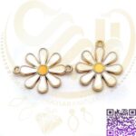 خرجکار گل بابونه دوحلقه کد25