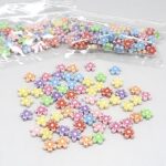 مهره پلاستیکی گل بسته 10گرمی کد1
