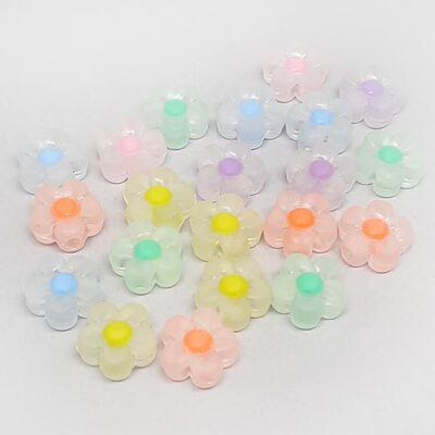 مهره پلاستیکی گل بسته10گرمی کد3