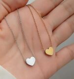 گردنبند قلب برجسته گردنبند قلب سه بعدی کد117