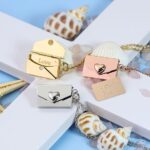 گردنبند دخترانه پاکت نامه استیل کد141