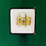 انگشتر اسم سمانه استیل لاتین کد160