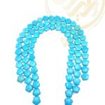 گل فیروزه ای پنج پر کد11