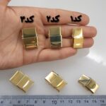 قفل رولکسی گازگیر استیل طلایی