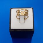 انگشتر اسم عاطفه استیل-لاتین-کد125