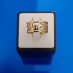 انگشتر اسم مرضیه استیل-لاتین-کد134