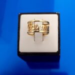 انگشتر اسم فاطمه استیل-لاتین-کد132