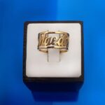 انگشتر اسم مائده استیل-لاتین-کد137