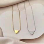 گردنبند قلب برجسته گردنبند قلب سه بعدی کد117