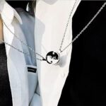 گردنبند کاپلی گربه گردنبند کاپلی دختر پسر گردنبند کاپلی ست گربه گردنبند ست گربه گردنبند دونفره گربه گردنبند استیل گربه (5)