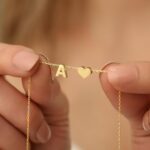 گردنبند حروف و قلب 3بعدی