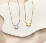 گردنبند ستاره برجسته مینیمال کد15