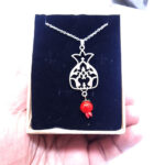گردنبند انار استیل رنگ ثابت دخترانه کد242