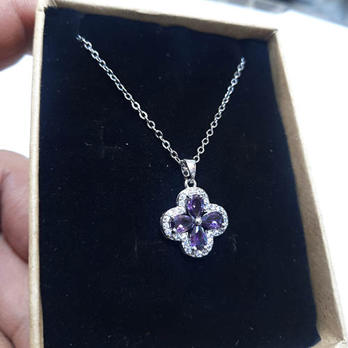 گردنبند دخترانه ونکلیف یاسی سوارسکی کد355