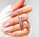 گردنبند دخترانه خرگوش سوارسکی کد258