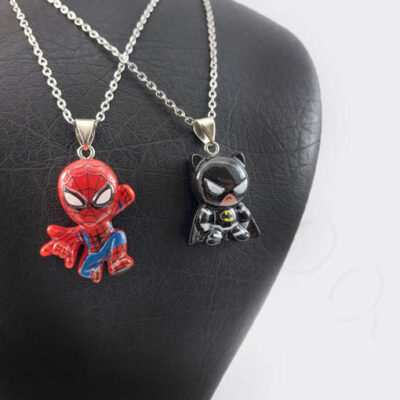 گردنبند ست بتمن و اسپایدرمن