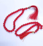 تسبیح 33دانه تک رنگ عقیقی کد1