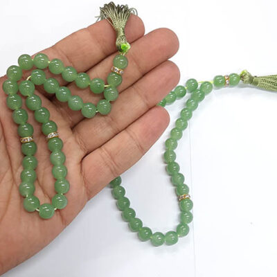 تسبیح 33دانه تک رنگ زیتونی کد11