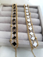 دستبند سه لاین ونکلیف مشخصات  : دستبند سه لاین استیل رنگ ثابت لاین اول زنجیر خلخال طلایی طول 16 سانت لاین دوم زنجیر ونکلیف پایه طلایی رنگ گل سفید و مشکی طول 16 سانت لاین سوم کارتیر تراش طلایی طول زنجیر 16 سانت طول زنجیر سایز رنگ طلایی طلایی 5 سانت قفل و اتصالات استیل رنگ ثابت کانال محصولات و کدرهگیری واتساپ https://whatsapp.com/channel/0029Vb6G4LDA89MaeB17xp18 کانال محصولات جدید پیام رسان ایتا https://eitaa.com/kharraziaramis مشاهده کدرهگیری پیام رسان ایتا https://eitaa.com/postkharraziaramis پیج اینستاگرام https://instagram.com/kharraziaramis شماره واتساپ و پاسخگویی ( ساعات کاری  9 تا 14 ) 09100772050 دستبند استیل ون کلیف دستبند زنانه استیل ونکلیف دستبند ونکلیف استیل دستبند زنانه استیل ون کلیف دستبند رنگ ثابت ونکلیف دستبند رنگ ثایت ونکلیف دستبند دخترانه ونکلیف دستبند زنانه ونکلیف