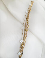 ست دستبند گردنبند سه لاین ونکلیف سنگی استیل مشخصات  : دستبند سه لاین استیل رنگ ثابت لاین اول زنجیر خلخال طلایی طول 16 سانت لاین دوم زنجیر ونکلیف سفید فاصله مهره سه نیم سانت طول زنجیر 16 سانت لاین سوم کارتیر تراش طلایی طول زنجیر 16 سانت طول زنجیر سایز رنگ طلایی طلایی 5 سانت قفل و اتصالات استیل رنگ ثابت گردنبند سه لاین استیل رنگ ثابت لاین اول زنجیر ونکلیف سفید فاصله مهره سه نیم سانت طول زنجیر 42 سانت لاین دوم  زنجیر خلخال طلایی طول 46 سانت لاین سوم کارتیر تراش طلایی طول زنجیر 53 سانت قفل و اتصالات استیل رنگ ثابت کانال محصولات و کدرهگیری واتساپ https://whatsapp.com/channel/0029Vb6G4LDA89MaeB17xp18 کانال محصولات جدید پیام رسان ایتا https://eitaa.com/kharraziaramis مشاهده کدرهگیری پیام رسان ایتا https://eitaa.com/postkharraziaramis پیج اینستاگرام https://instagram.com/kharraziaramis شماره واتساپ و پاسخگویی ( ساعات کاری  9 تا 14 ) 09100772050 دستبند استیل ونکلیف دستبند زنانه استیل ونکلیف دستبند ونکلیف استیل دستبند زنانه استیل ونکلیف دستبند رنگ ثابت ونکلیف دستبند رنگ ثایت ونکلیف دستبند دخترانه ونکلیف دستبند زنانه ونکلیف دستبند و گردنبند استیل دستبند زنانه گردنبند زنانه گردنبند سه لاین زنانه دستبند سه لاین زنانه خرازی آرامیس گردنبند استیل ونکلیف گردنبند زنانه استیل ونکلیف گردنبند ونکلیف استیل گردنبند زنانه استیل ونکلیف گردنبند رنگ ثابت ونکلیف گردنبند رنگ ثایت ونکلیف گردنبند دخترانه ونکلیف گردنبند زنانه ونکلیف گردنبند و گردنبند استیل گردنبند زنانه گردنبند زنانه گردنبند سه لاین زنانه دستبند سه لاین زنانه