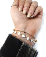 دستبند دولاین ونکلیف استیل بازنجیر خلخال