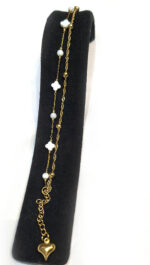 دستبند دو لاین استیل دستبند دوتایی استیل دستبند دخترانه دولاین دستبند زنانه دولاین دستبند استیل دولاین خرازی آرامیس (6)